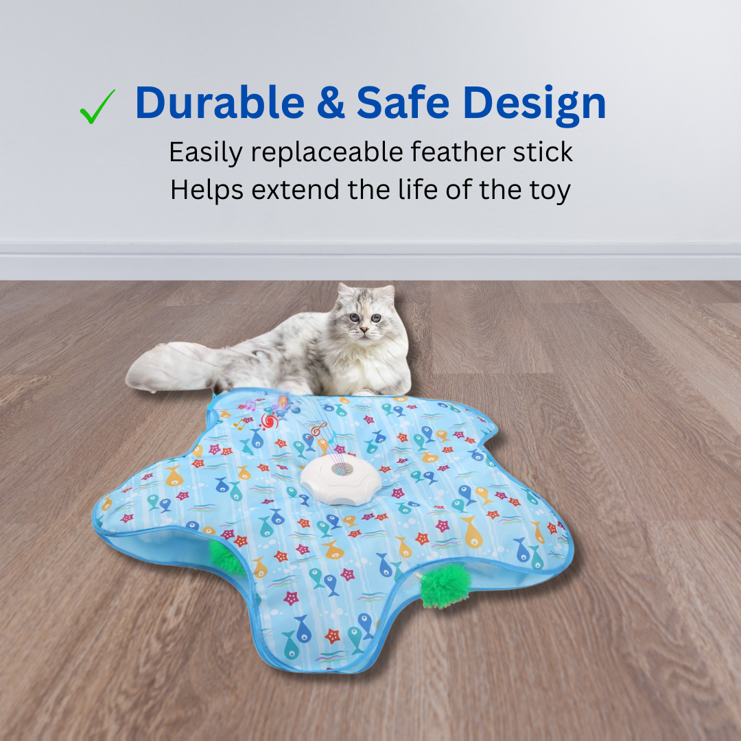 Kitty Joy™ 2-in-1 Interactive Hide & Seek Cat Toy